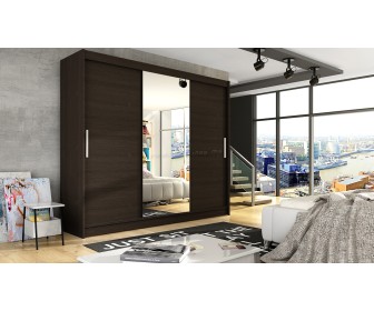 Шкаф-купе Space Meble Aston 250x215x58 (Chocolate)