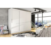 Dulap-cupe Space Meble Aston II 250x215x58 (White Matte)