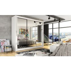 Dulap-cupe Space Meble Aston III 250x215x58 (White Matte)