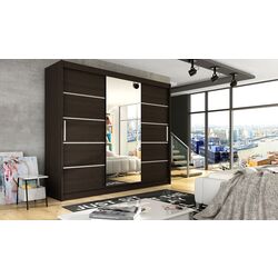 Dulap-cupe Space Meble Aston VI 250x215x58 (Chocolate)