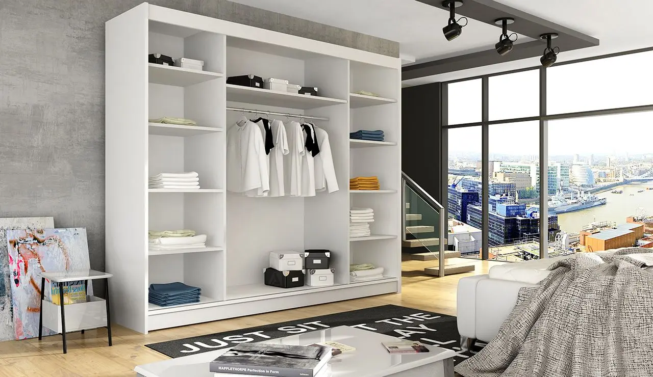 Dulap-cupe Space Meble Aston VI 250x215x58 (Sonoma)