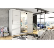 Dulap-cupe Space Meble Aston VI 250x215x58 (White Matte)