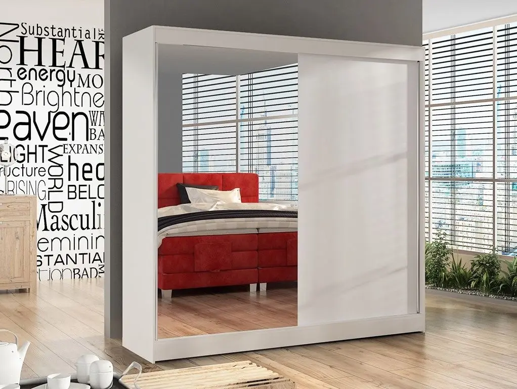 Шкаф-купе Space Meble Basti (White Matt)