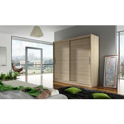 Dulap-cupe Space Meble Bega I 180x215x58 (Sonoma)