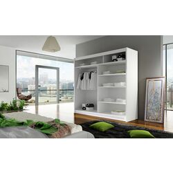 Шкаф-купе Space Meble Bega I 180x215x58 (White Matte) Thumb