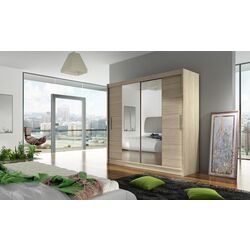 Dulap-cupe Space Meble Bega II 180x215x58 (Sonoma)