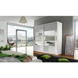 Шкаф-купе Space Meble Bega III 180x215x58 (White Matte)