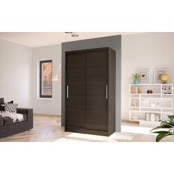 Dulap-cupe Space Meble Costa I 100x200x58 (Chocolate)