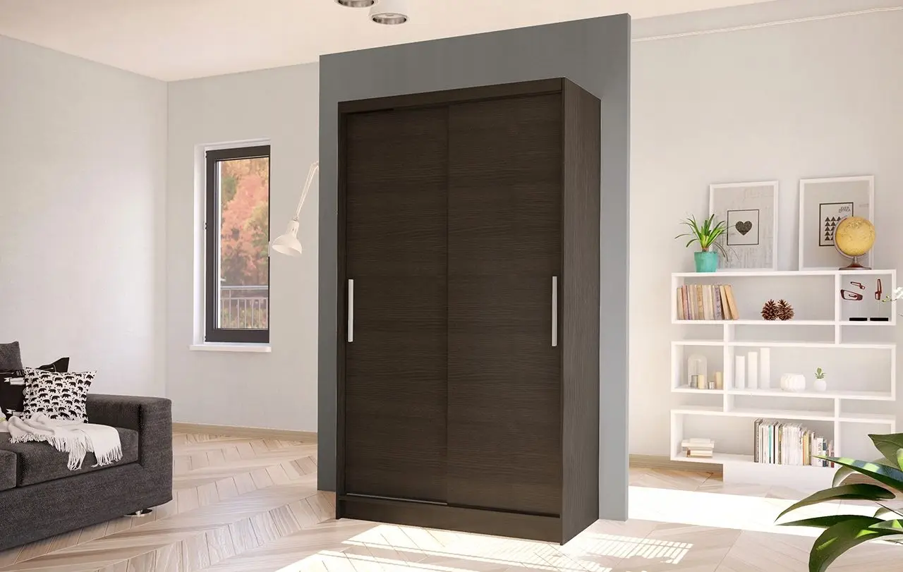 Dulap-cupe Space Meble Costa I 100x200x58 (Chocolate)