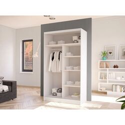 Dulap-cupe Space Meble Costa I 100x200x58 (White Matte) Thumb