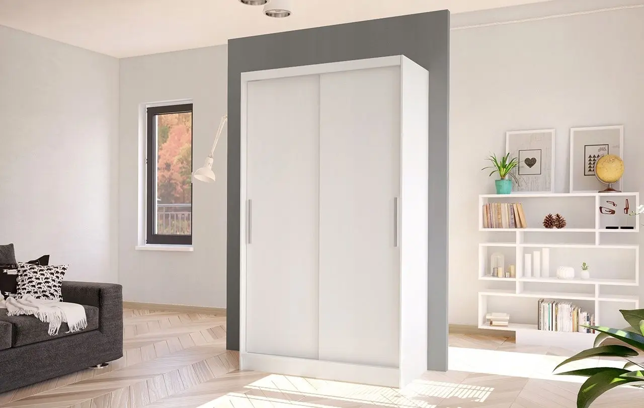 Dulap-cupe Space Meble Costa I 100x200x58 (White Matte)