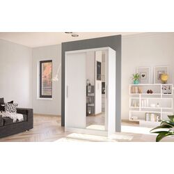 Dulap-cupe Space Meble Costa VI 100x200x58 (White Matte)