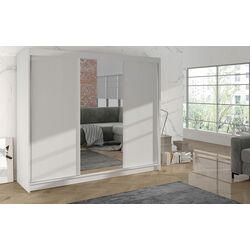 Dulap-cupe Space Meble Derby 200x215x58 (White Matte)