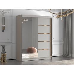 Dulap-cupe Space Meble Flavio III 150x200x58 (Cashmere) Thumb