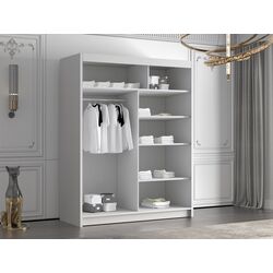 Шкаф-купе Space Meble Flavio III 150x200x58 (White Matte) Thumb