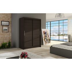 Dulap-cupe Space Meble Miami I 120x200x58 (Chocolate) Thumb