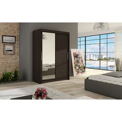 Dulap-cupe Space Meble Miami VI 120x200x58 (Chocolate) Thumb