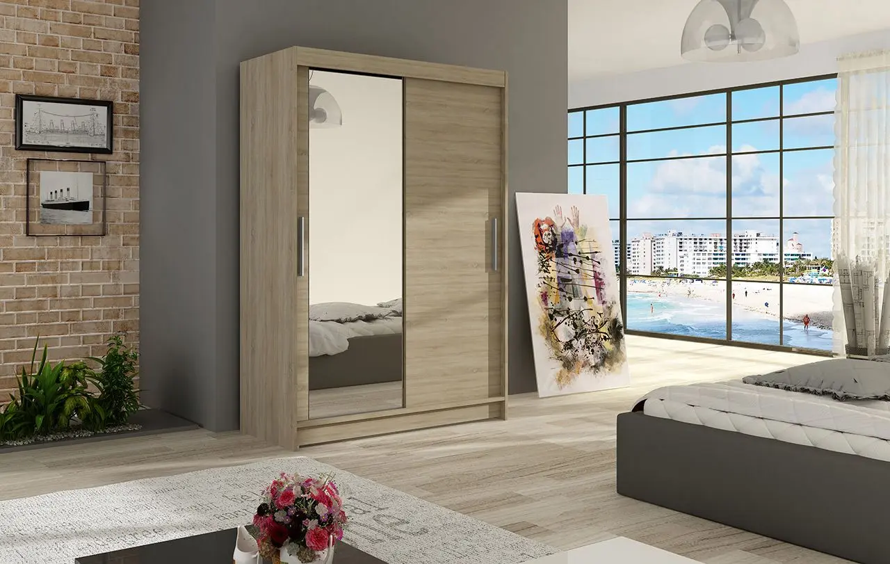 Dulap-cupe Space Meble Miami VI 120x200x58 (Sonoma)