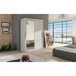 Dulap-cupe Space Meble Miami VI 120x200x58 (White Matte) Thumb