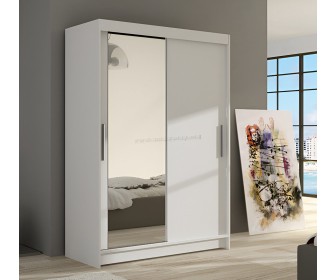 Шкаф-купе Space Meble Miami VI 120x200x58 (White Matte)