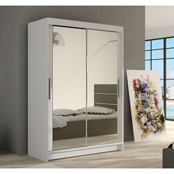 Dulap-cupe Space Meble Miami VII 120x200x58 (White Matte)