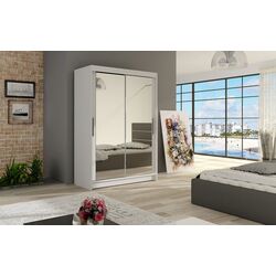 Dulap-cupe Space Meble Miami VII 120x200x58 (White Matte) Thumb