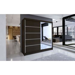 Dulap-cupe Space Meble Talin III 180x215x58 (Chocolate)