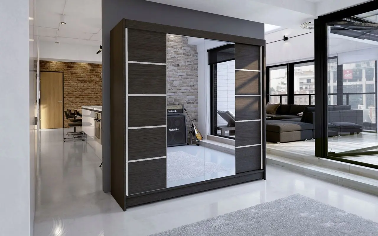 Dulap-cupe Space Meble Talin V 180x215x58 (Chocolate)