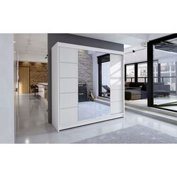 Шкаф-купе Space Meble Talin V 180x215x58 (White Matte)