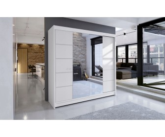 Шкаф-купе Space Meble Talin V 180x215x58 (White Matte)