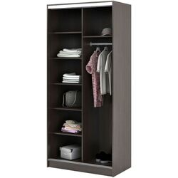 Dulap-cupe Стендмебель Alyans 100x220x60 (Belford Oak/Wenge) Thumb