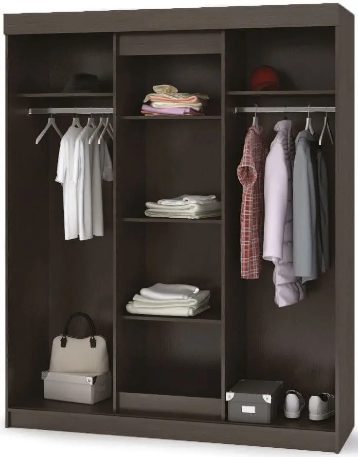 Dulap-cupe Стендмебель Feya 160x210x52 (Belford Oak/Wenge) - 4