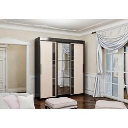 Dulap-cupe SV-mebel №11 2.0m (Wenge Oak/Milky Oak) Thumb