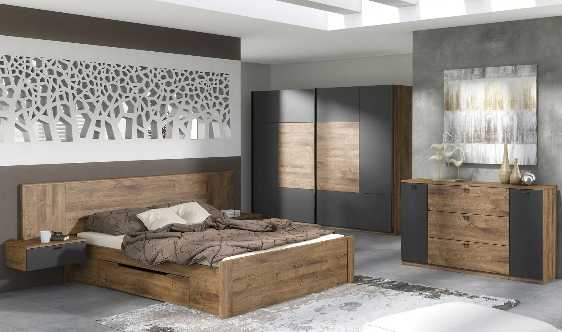 Dulap-cupe Tempo Kondela Armeny (Ribbeck Oak) - 5