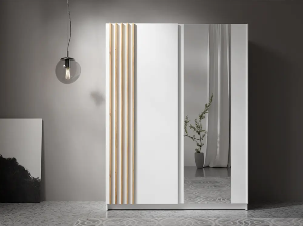 Dulap-cupe Tempo Kondela Bajadero Typ 1 2D 1500х1985х635 (White/Artisan Oak)