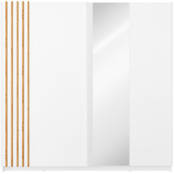 Dulap-cupe Tempo Kondela Bajadero Typ 2 2000х1985х635 (White/Artisan Oak) Thumb