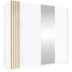 Dulap-cupe Tempo Kondela Bajadero Typ 2 2000х1985х635 (White/Artisan Oak) Thumb