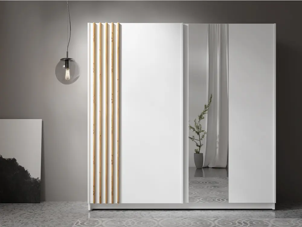 Dulap-cupe Tempo Kondela Bajadero Typ 2 2000х1985х635 (White/Artisan Oak)