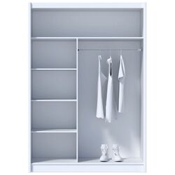 Dulap-cupe Tempo Kondela Craft 150x215 (Black/Craft Oak Golden) Thumb