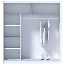 Dulap-cupe Tempo Kondela Craft 203x215 (Black/Craft Oak Golden) Thumb