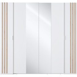 Dulap-cupe Tempo Kondela Florens 2D (White/Sonoma Oak) Thumb