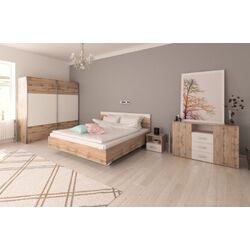 Dulap-cupe Tempo Kondela Gabriela New (Wotan Oak/White) Thumb