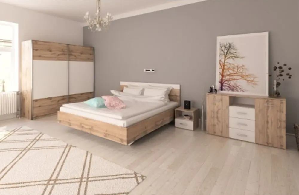 Dulap-cupe Tempo Kondela Gabriela New (Wotan Oak/White)