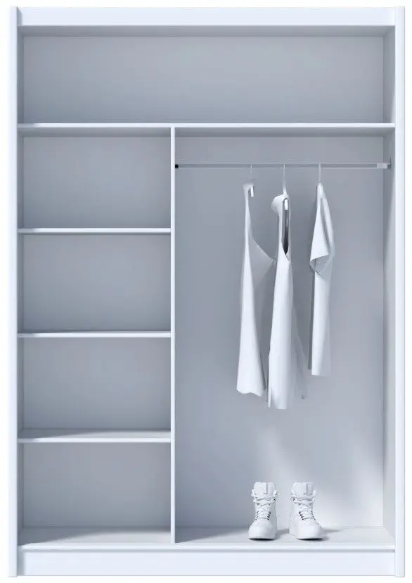 Dulap-cupe Tempo Kondela Ladder 150x215 (Black/Craft Oak Golden)