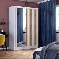 Dulap-cupe Tempo Kondela Ladder 150x215 (White/Craft Oak Golden)