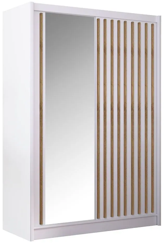 Dulap-cupe Tempo Kondela Ladder 150x215 (White/Craft Oak Golden)