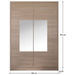 Dulap-cupe Tempo Kondela Madryt 150x215 (Sonoma Oak) Thumb