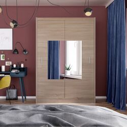 Dulap-cupe Tempo Kondela Madryt 150x215 (Sonoma Oak)