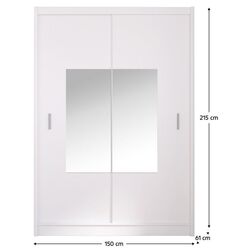 Dulap-cupe Tempo Kondela Madryt 150x215 (White) Thumb