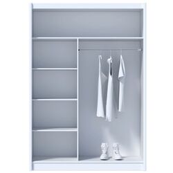 Dulap-cupe Tempo Kondela Madryt 150x215 (White) Thumb